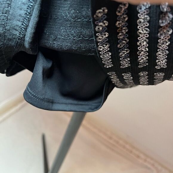 Express Beaded & Sequin Mini Dress. NWT Size S - Picture 6 of 9